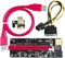 Карта расширения PCIe - VER009S - расширение графического интерфейса с 1X до 16X для майнинга на GPU - комплект из 6 штук 1000036387