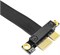 Удлинительный кабель WANGCL PCIe 90° PCIe Riser PCI-Express 3.0 1 x для видеокарты, адаптер-удлинитель - 20 см 1000036416