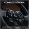 Гоночный руль и педали Logitech G923, технология обратной связи TRUEFORCE, отзывчивый дизайн, система управления стартом с двойным сцеплением, чехол из натуральной кожи на руль, для PS5 Pro, PS5, PS4, ПК - черный - версия для ОАЭ 1000036652