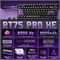 Беспроводная игровая клавиатура YUNZII RT75 PRO Dual 8K (черная, с магнитными переключателями) 1000036729