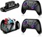 Комплект из 2 контроллеров Switch с зарядной док-станцией, RGB-подсветка/пробуждение/6-осевой гироскоп/двойная вибрация/турбо-режим/Скриншот 1000036731