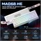 Магнитная клавиатура YUNZIIxMADLIONS MAD68 HE (белая, с магнитными переключателями Amber Pro) 1000036770