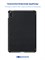 Черный чехол с магнитом для Huawei MatePad 2022 2021 и Honor Pad V6 10.4" (BAH4-L09 KRJ-W09) с изображением котика, который мяукает 1000037025