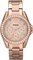 Женские часы Fossil Riley с кристаллами и браслетом из нержавеющей стали 1000037161