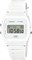 Женские цифровые кварцевые часы Casio с пластиковым ремешком F-91WB-7AEF, белые, ремешок 1000037247