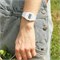Женские цифровые кварцевые часы Casio с пластиковым ремешком F-91WB-7AEF, белые, ремешок 1000037247