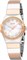 Женские аналоговые наручные часы Esprit Abigail Fashion круглой формы, двухцветные, размер корпуса 28 мм, цвет белый перламутр/розовое золото/серебро 1000037428