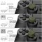 Накладки на стики Skull & Co. Skin, CQC and FPS Thumb Grip Set Joystick Cap Analog Stick Cap для контроллеров Nintendo Switch Pro и PS5 / PS4 / Slim/Pro — сине-неоново-желтые, 3 пары (6 шт.) с доставкой по Душанбе, по Худжанду, по Бохтару и по всему Таджи 1000040357