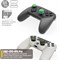 Накладки на стики Skull & Co. Skin, CQC and FPS Thumb Grip Set Joystick Cap Analog Stick Cap для контроллеров Nintendo Switch Pro и PS5 / PS4 / Slim/Pro — сине-неоново-желтые, 3 пары (6 шт.) с доставкой по Душанбе, по Худжанду, по Бохтару и по всему Таджи 1000040357