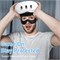 Набор из 100 одноразовых защитных лицевых масок для VR-гарнитур, влагозащитные маски для Meta Quest 3, Quest 2 и Apple Vision Pro, лицевые интерфейсные накладки черного и белого цвета, необходимые для чистой и комфортной игры в VR с доставкой по Душанбе, 1000040415