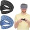 2 шт. VR-маски для лица с потоотделением, регулируемые, дышащие, удобные маски для глаз для VR-гарнитур, универсальная посадка для большинства VR-устройств, сохраняют сухость и прохладу с доставкой по Душанбе, по Худжанду, по Бохтару и по всему Таджикиста 1000040432