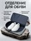 Сумка для спорта и путешествий, удобная для ношения на плече или через плечо, объемная с отделением для обуви 1000041988