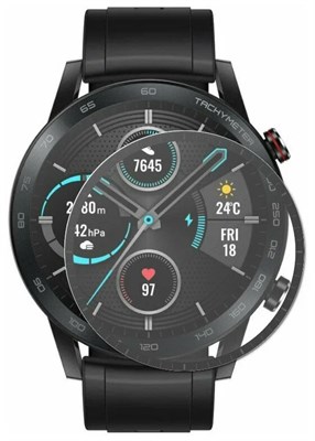 Аксессуар Ультратонкое полимерное стекло Barn&Hollis для Samsung Galaxy Watch 4 42mm Full Screen 3D Black 6440 - фото 10456