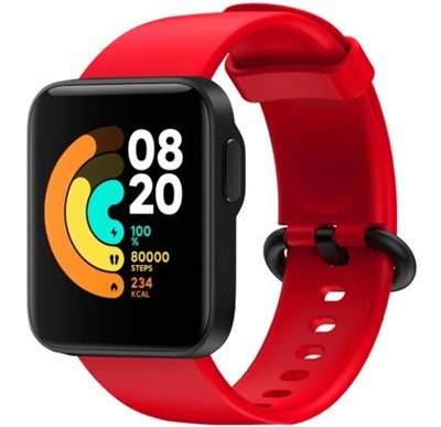 Аксессуар Ремешок DF для Redmi Watch 2 / 2 Lite Silicone Red xiClassicband-07 6443 - фото 10459