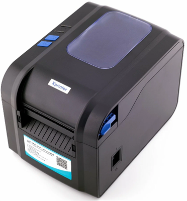 Термопринтер этикеток XPrinter XP-370B, арт. PE-02, 203 dpi, черный, USB 10112 - фото 11824