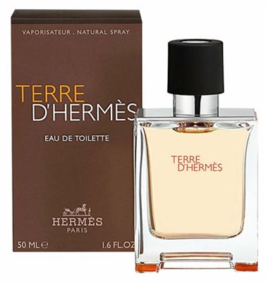 Туалетная вода Hermes мужская Terre D`Hermes Eau De Toilette 50 мл 10270 - фото 12161