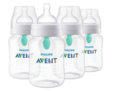 Бутылочка для кормления Philips Avent Anti-colic SCY100/01, 4 шт, с антиколиковым клапаном 48019 - фото 321521