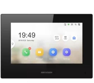 Видеодомофон Hikvision DS-KH6320-LE1(B) черный 67088 - фото 493229