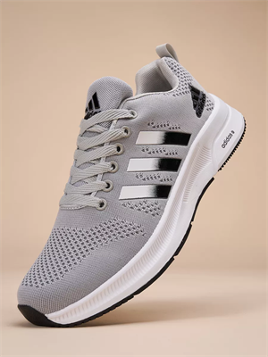 Adidas кроссовки летние серые 67217 - фото 493641
