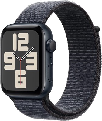 Умные часы Apple Watch SE (2-го поколения) с GPS, 44 мм, алюминиевый корпус Midnight и спортивный ремешок с чернилами — один размер. Трекеры для фитнеса и сна, Обнаружение сбоев, Монитор сердечного ритма, Углеродный нейтральный уровень выбросов 1000117 - фото 494145