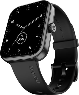 Дисплей Noise Pulse 2 макс. 1,85 дюйма, умные часы для звонков по Bluetooth, батарея на 10 дней, яркость 550 NITS, Smart DND, 100 спортивных режимов, более 150 облачных циферблатов, умные часы для мужчин и женщин (угольно-черный) 1000118 - фото 494150
