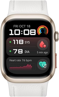 Умные часы HUAWEI WATCH D2, сенсорный AMOLED-дисплей 1,82 дюйма, мониторинг артериального давления, тонкий дизайн, вызовы по Bluetooth, совместимость с iOS Android, 6 месяцев HUAWEI care+, золотой цвет 1000121 - фото 494165