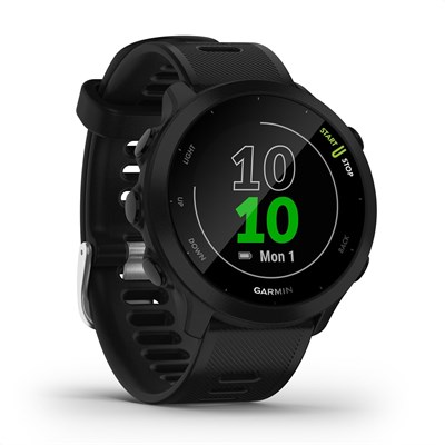Умные часы GARMIN Forerunner 55 с GPS | Часы для бегунов с функцией отслеживания фитнеса и временем автономной работы до 2 недель | Встроенные спортивные приложения и предсказатель гонок 1000147 - фото 494291