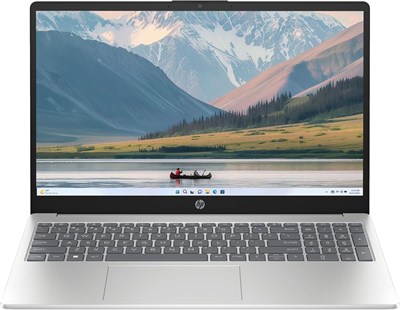 HP Laptop 15-fd0095wm, 15.6" Full HD Display, Intel Core i5-1235U, 16GB RAM, 512GB SSD, Intel Iris Xe Graphics, Windows 11 Home, Natural Silver 1001072 - фото 495831