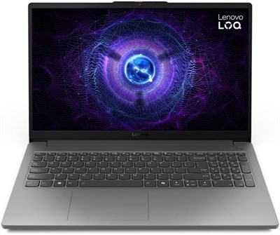 Lenovo LOQ 15IAX9E AI Gaming Laptop, 15.6" FHD 144 Hz, Intel® Core™ i7-12650HX, 16GB DDR5, 512GB SSD, RTX 4050 6GB GDDR6, Windows 11 Home, BL KB Eng-Ar, Luna Grey, 1 Year Lenovo Warranty 1001079 - фото 495865