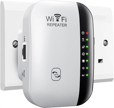Удлинитель Wi-Fi Yakiter, усилитель сигнала Yakiter до 5000 кв. футов и более 50 устройств, новейшее поколение, повторитель беспроводного Интернета, усилитель дальнего действия с портом Ethernet, настройка с помощью одной кнопки-1 (A) 1003012 - фото 496870