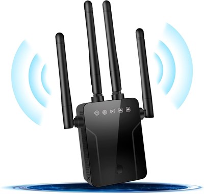 Усилитель Wi-Fi, повторитель WIFI, 4 антенны Усилитель сигнала WIFI, Усилитель интернета с портом Ethernet, большой радиус действия, сверхстабильный маршрутизатор Усилитель интернета, Усилитель беспроводного сигнала Простая настройка 1003083 - фото 497201