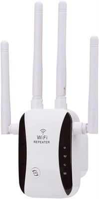 Удлинитель Wi-Fi, улучшенный усилитель сигнала беспроводной сети с сетевым портом RJ45 для удлинителей Wi-Fi со скоростью 300 Мбит/с, усилитель сигнала для дома 1003115 - фото 497361
