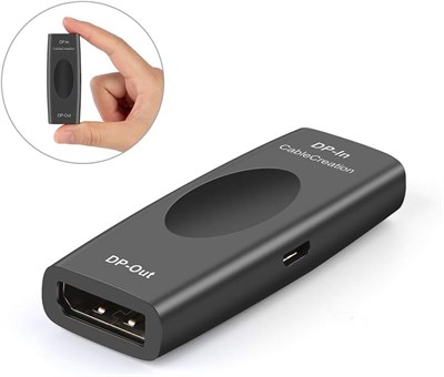 Повторитель CableCreation DisplayPort 1.4, усилитель сигнала DisplayPort, усилитель сигнала с разрешением видео 8K, совместимый с Oculus Rift S, HTC Vive Pro, Valve Index, игровым монитором, проектором 1003318 - фото 498269