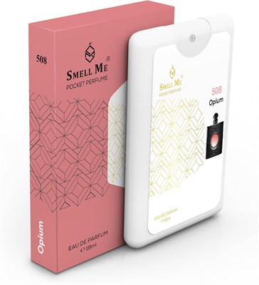 Smell Me Pocket Perfume 508 Французские парфюмерные ароматы Стойкий аромат амбры и ванили, вдохновленный OPIUM BLK EDP для женщин 18 мл 1004134 - фото 499236