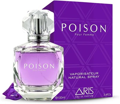 Aris Poison Eau de Parfum – древесные духи для женщин, стойкий женский аромат, женские духи, духи для женщин в дорожном размере, цветочно-фруктовые духи для женщин – женские духи – 100 мл 1004150 - фото 499296