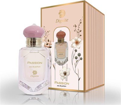 Dignite Passion Perfume 50ML – EDP – Соблазнительная смесь клубники, кокоса, ириски и ванили – сладкий и игривый аромат для женщин 1004256 - фото 499740