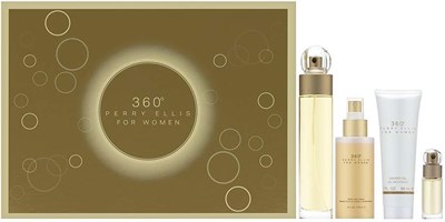 Perry Ellis 360 для женщин Подарочный набор из 4 предметов 1004373 - фото 500166