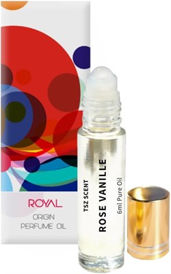 TSZ Scent Rose Vanille Парфюмерное масло в шариковом исполнении — 6 мл стойкий аромат, сладкая цветочная и ванильная эссенция для женщин и девочек 1004420 - фото 500335