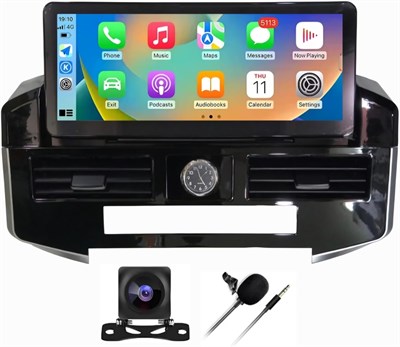 Автомобильный стереоэкран Android для Toyota Land Cruiser LC200 GXR 2008-2022 12,3 дюйма с Carplay Беспроводная AHD-камера Android Auto в комплекте с быстрым интерфейсом (12,3 дюйма 4 + 32 ГБ Carplay) 4243052173 - фото 500766