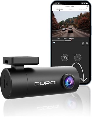 Видеорегистратор DDPAI для автомобилей 1296P UHD, видеорегистратор с ночным видением, передняя автомобильная видеорегистратор с G-сенсором, циклическая запись, модель круглосуточной парковки, Mini Pro 1494656527 - фото 500791