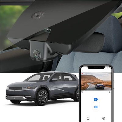 Автомобильная камера Fitcamx 4K, для Hyundai IONIQ 5 2022 2023 2024 (6 Vent) SE Standard Range SEL Limited, внешний вид OEM, видео UHD 2160P, Wi-Fi и приложение, циклическая запись, G-сенсор, простота установки, 64 ГБ 3843183262 - фото 501297
