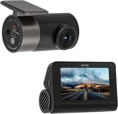 Комплект 70mai Dash Cam 4K A800S, высокое разрешение 3840x2160P, 1080P, встроенный Wi-Fi GPS, интеллектуальная видеорегистратор для автомобилей, ADAS, Sony IMX415, 3-дюймовый ЖК-экран IPS, широкоугольный угол обзора 140°, ночное видение 3396521068 - фото 501377