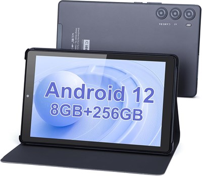 9-дюймовый планшет C Idea с Android 12, 8 ГБ + 256 ГБ, камера 5 + 8 МП, слот для SIM-карты 4G, Wi-Fi 5G, GPS, аккумулятор 8000 мАч, CM925 (серый) 1000000013 - фото 501577