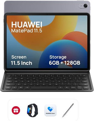 Планшет HUAWEI MatePad 11.5, 11,5-дюймовый полноэкранный дисплей 2,2K, 6 ГБ+128 ГБ, со смарт-клавиатурой, M-Pen Lite, аккумулятор 7700 мАч, камера 13 МП, Wi-Fi, заметки HUAWEI, серый 1000000017 - фото 501597