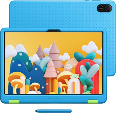 HONOR Pad X8a Kids Edition 11 дюймов, 4 ГБ ОЗУ, 128 ГБ ПЗУ, детский планшет «Серый космос», комплект с бесплатной ручкой для рисования в почтовом ящике и синим защитным чехлом-подставкой — версия для Ближнего Востока 1000000023 - фото 501625