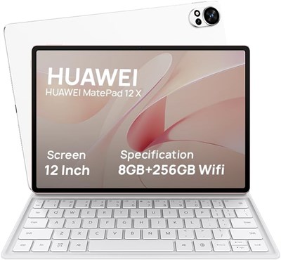 Планшет HUAWEI MatePad 12 X — 12 дюймов, полноэкранный дисплей 2,8K, большой аккумулятор, функция Super Charge, Wi-Fi, 8 ГБ+256 ГБ, клавиатура HUAWEI Glide, профессиональное приложение GoPaint, белый цвет 1000000119 - фото 502048