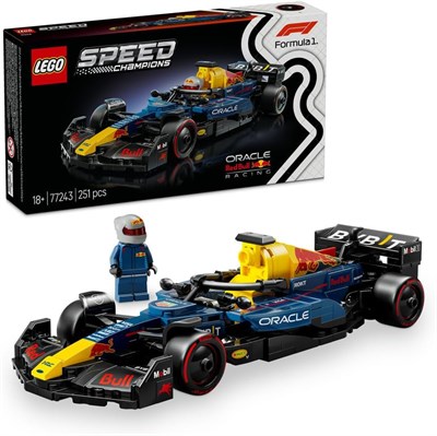 LEGO Speed ??Champions Oracle Red Bull Racing RB20 Модель гоночного автомобиля F1 с коллекционной минифигуркой гонщика Формулы 1 — набор для демонстрации взрослым любителям автоспорта и гонок 77243 1000000192 - фото 502370