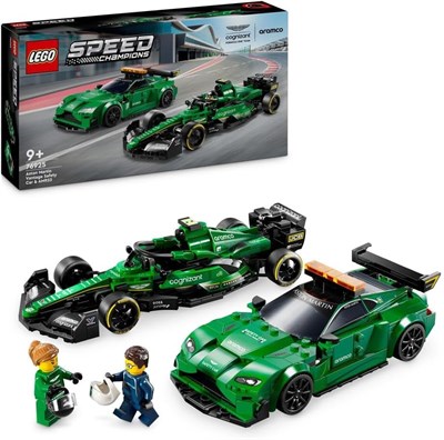 LEGO Speed ??Champions Aston Martin Safety Car & AMR23 Toys, игровой набор из 2 моделей транспортных средств, набор для строительства для детей, с 2 минифигурками, подарок для мальчиков и девочек от 9 лет и старше 76925 1000000207 - фото 502390