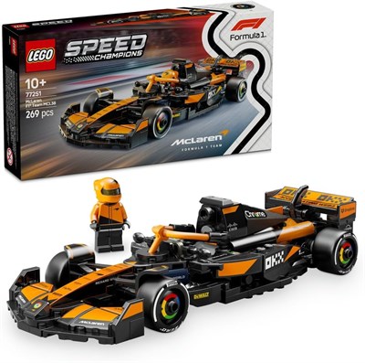 LEGO Speed ??Champions McLaren F1 Team MCL38 гоночная машина с коллекционной минифигуркой гонщика Формулы 1 - наборы моделей для мальчиков и девочек от 10 лет или взрослых фанатов автоспорта 77251 1000000229 - фото 502480