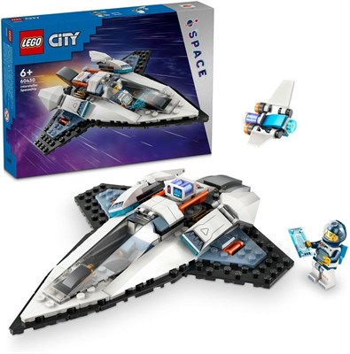 LEGO City Interstellar Spaceship Toy Set, космические конструкторы для мальчиков, девочек и детей от 6 лет, с минифигуркой астронавта для творческой игры, идея подарка на день рождения 60430 1000000219 - фото 502500